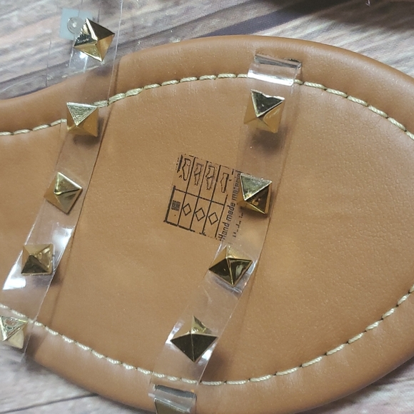 Studded sandels clear size 8 - Picture 3 of 6